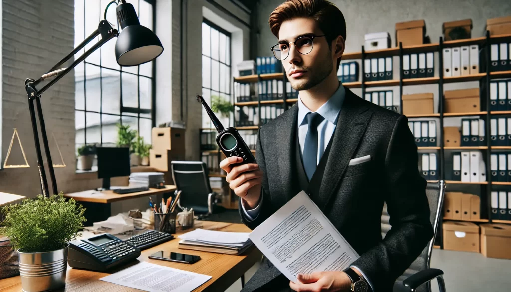 部下に録音された